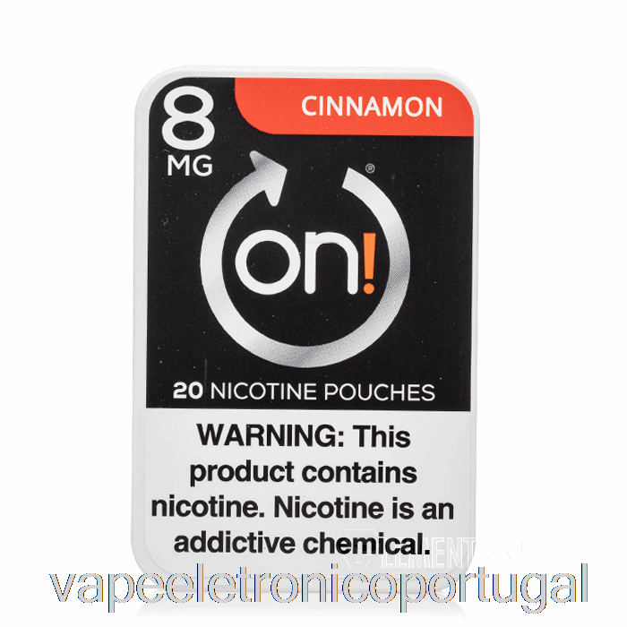 Vape Eletrônico Ligado! Bolsas De Nicotina - Canela 8mg
